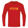 Juckt? - Männer Sport Langamshirt - Rot