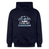 Könnt' ick fliejen, wär ick zu faul zum Flüjelschlagen - Hoodie - Navy
