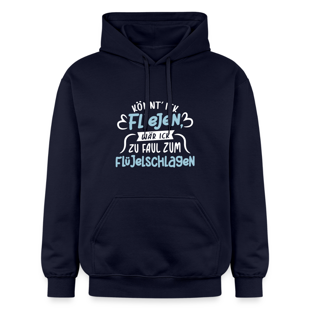 Könnt' ick fliejen, wär ick zu faul zum Flüjelschlagen - Hoodie - Navy