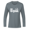 Dit Orijinal - Frauen Sport Langarmshirt - Grau