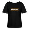 Pankstrasse - Relaxed Rundhals Frauen Bio-T-Shirt - Schwarz
