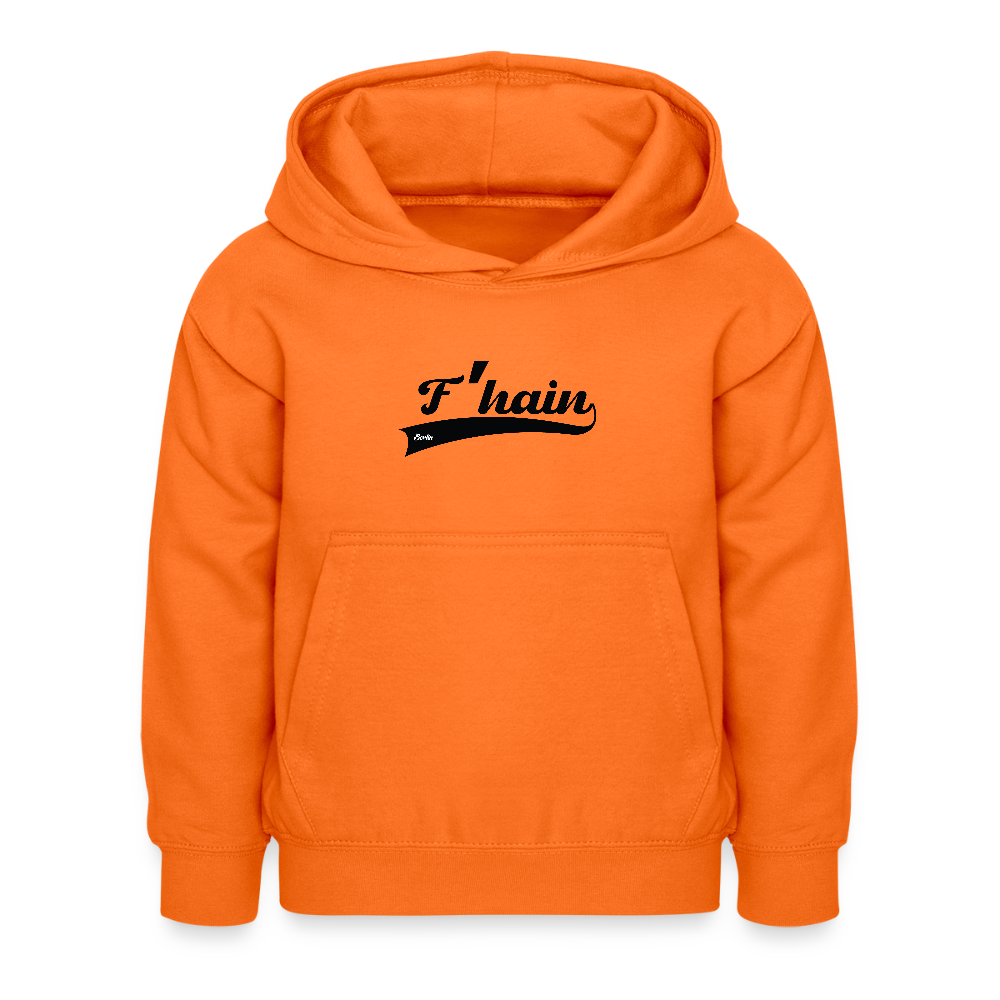 F'hain - Kinder Hoodie - Orange