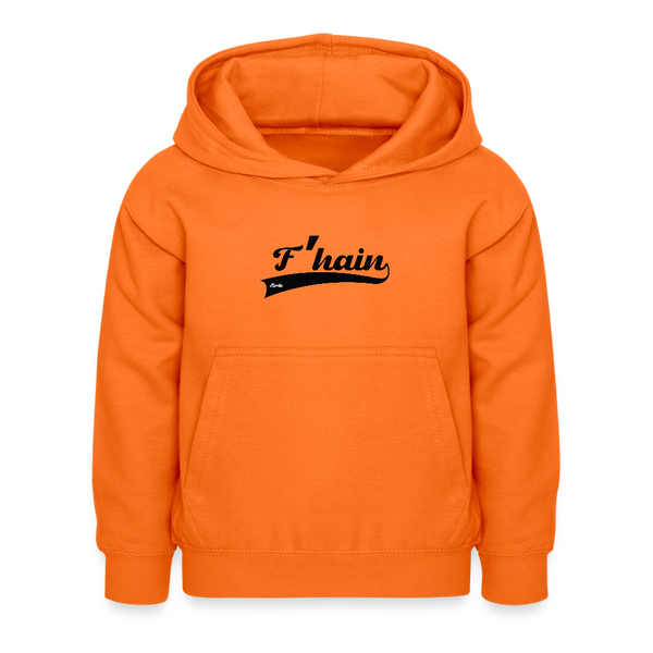 F'hain - Kinder Hoodie - Orange