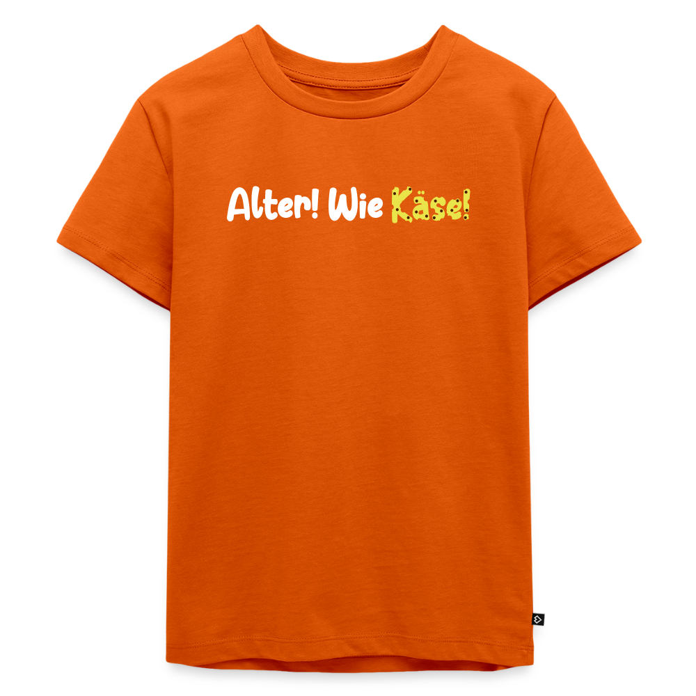 Alter! Wie Käse! - Kinder Premium T-Shirt - Orange