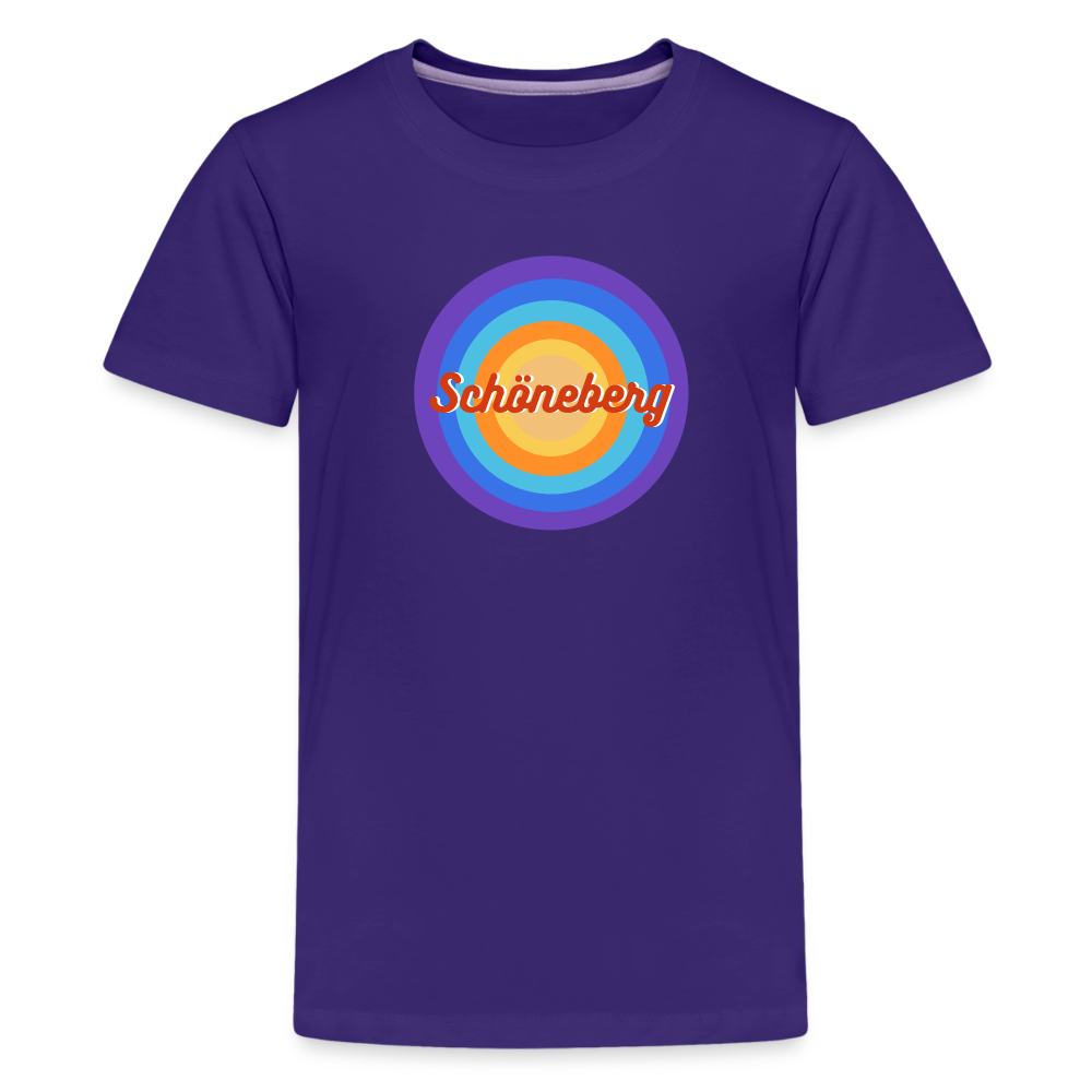 Schöneberg retro - Teenager Premium T-Shirt - Lila