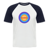 Neukölln Retro - Männer Baseball T-Shirt - Weiß/Navy