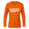 030 Berlin - Frauen Sport Langarmshirt - Neonorange