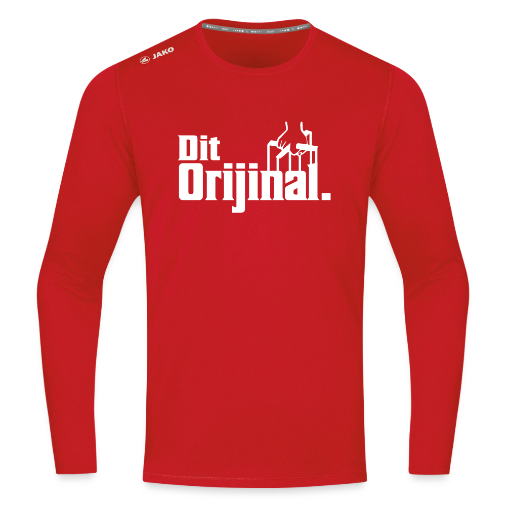 Dit Orijinal - Männer Sport Langamshirt - Rot