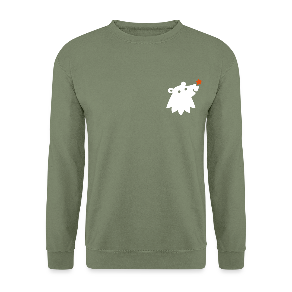 Schnauze Bär - Unisex Pullover - Armeegrün