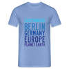 Lichtenberg Planet Earth - Männer Premium T-Shirt - carolina blue