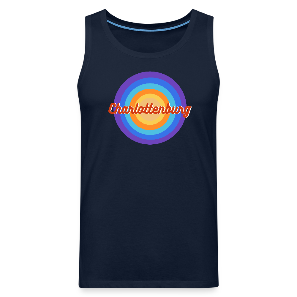 Charlottenburg Retro - Männer Premium Tank Top - Navy