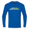 Nich faul! Energieeffizient! - Männer Sport Langamshirt - Royalblau