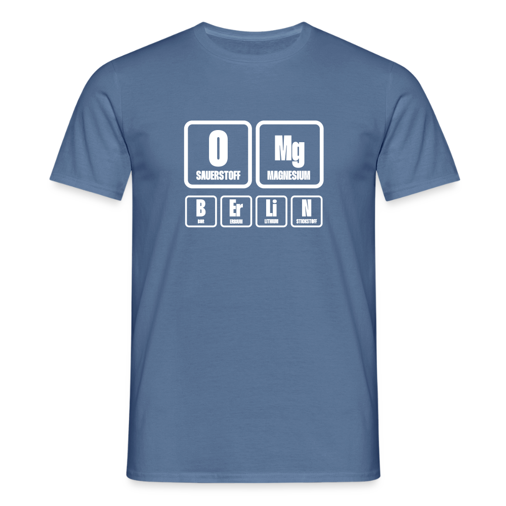 OMG Berlin - Männer Premium T-Shirt - Taubenblau