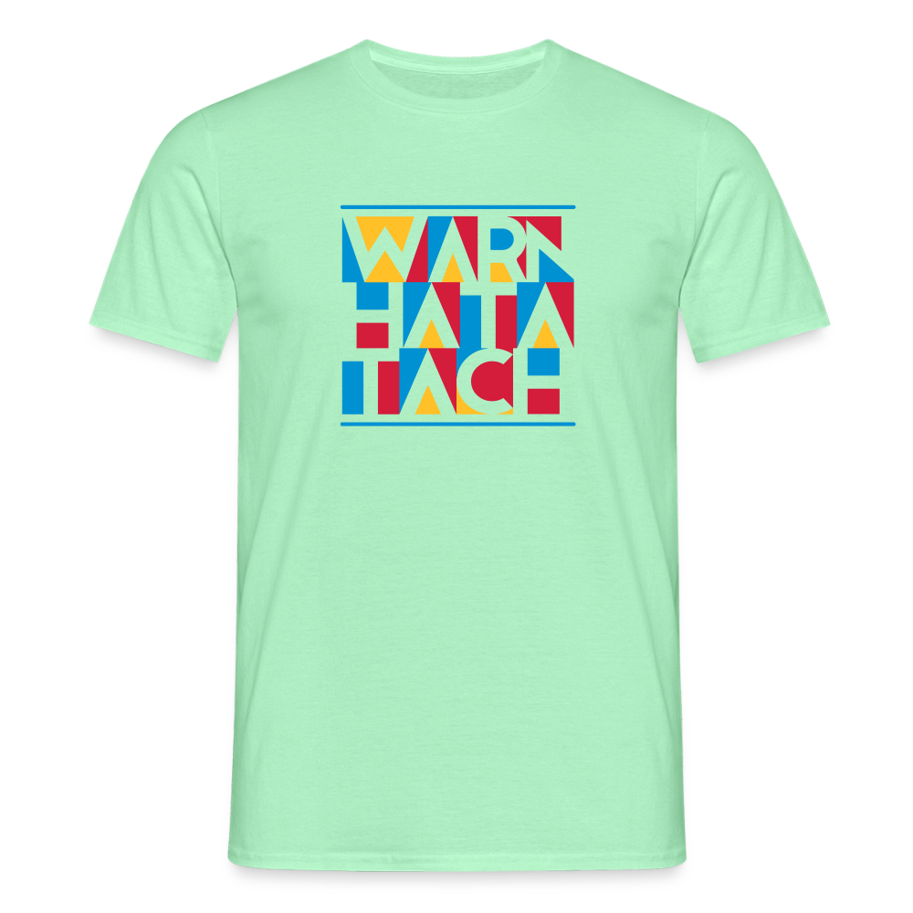 Warn Hata Tach - Männer Premium T-Shirt - Mintgrün