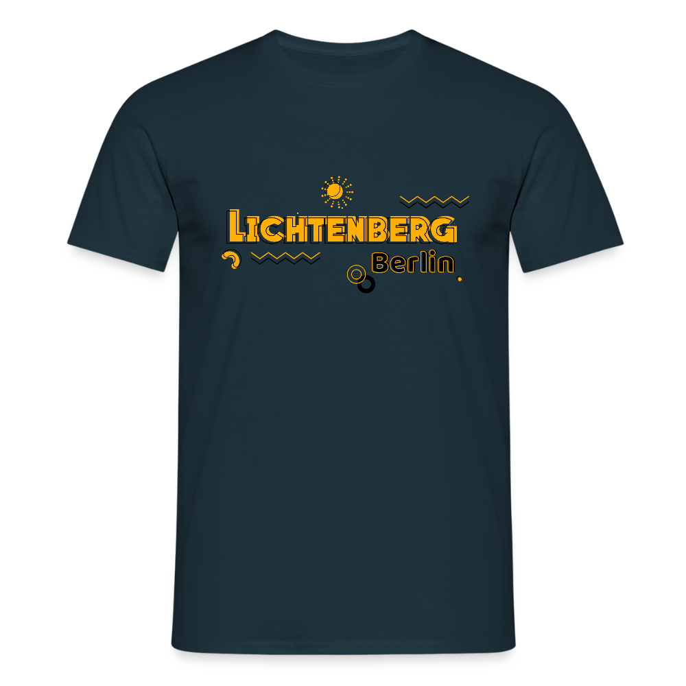 Lichtenberg - Männer Premium T-Shirt - Navy