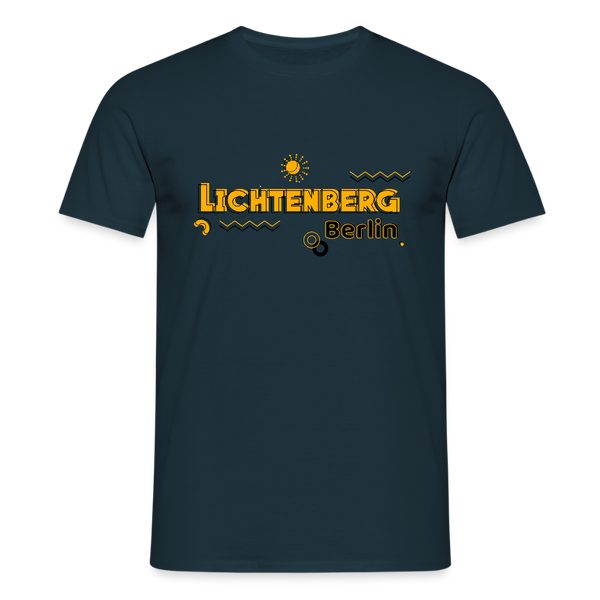 Lichtenberg - Männer Premium T-Shirt - Navy