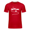 Aus der Stadt radeln - Männer Sport-Shirt - Rot