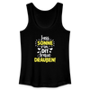 Lass Sonne rin, dit Jraue draußen! - Frauen Bio Tank Top - Schwarz