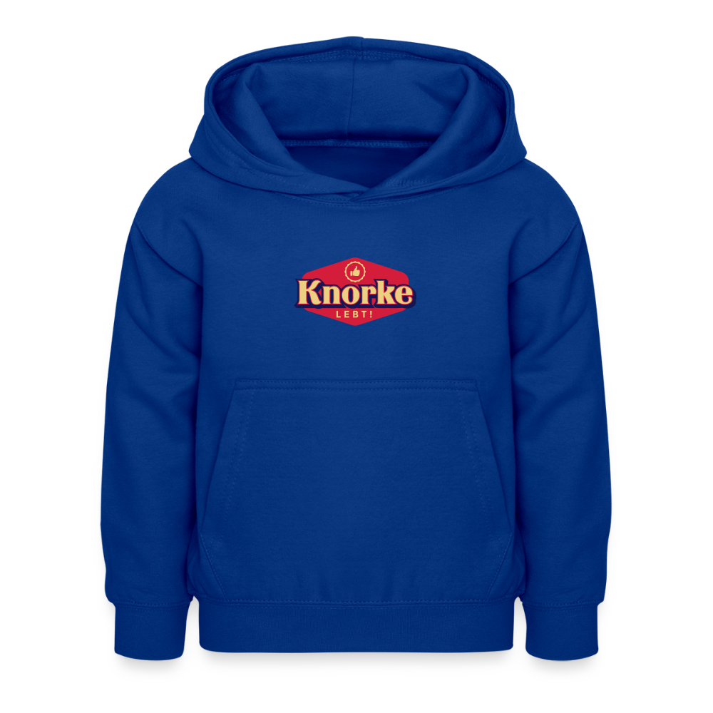 KNORKE lebt! - Kinder Hoodie - Royalblau