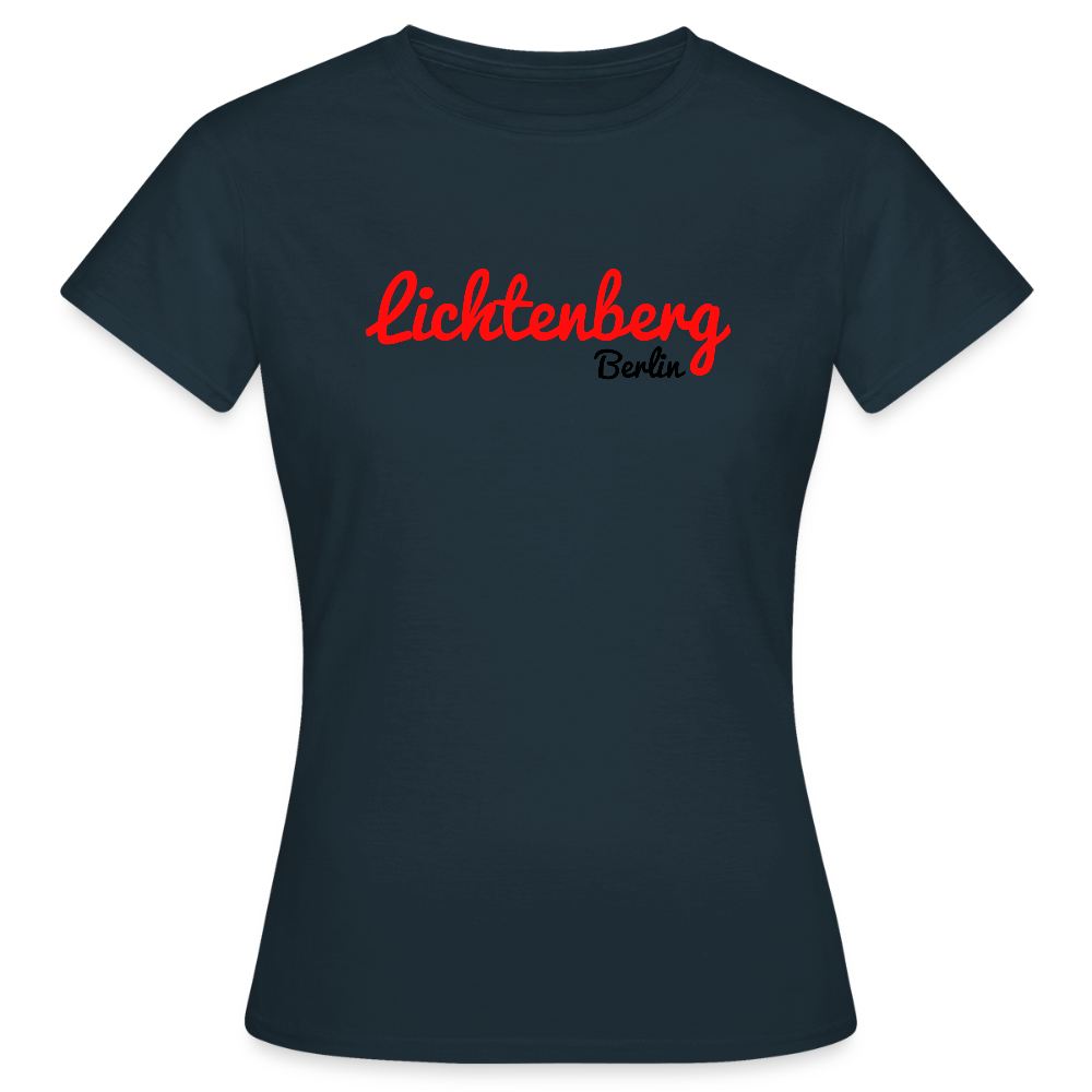 Lichtenberg Berlin - Frauen Premium T-Shirt - Navy