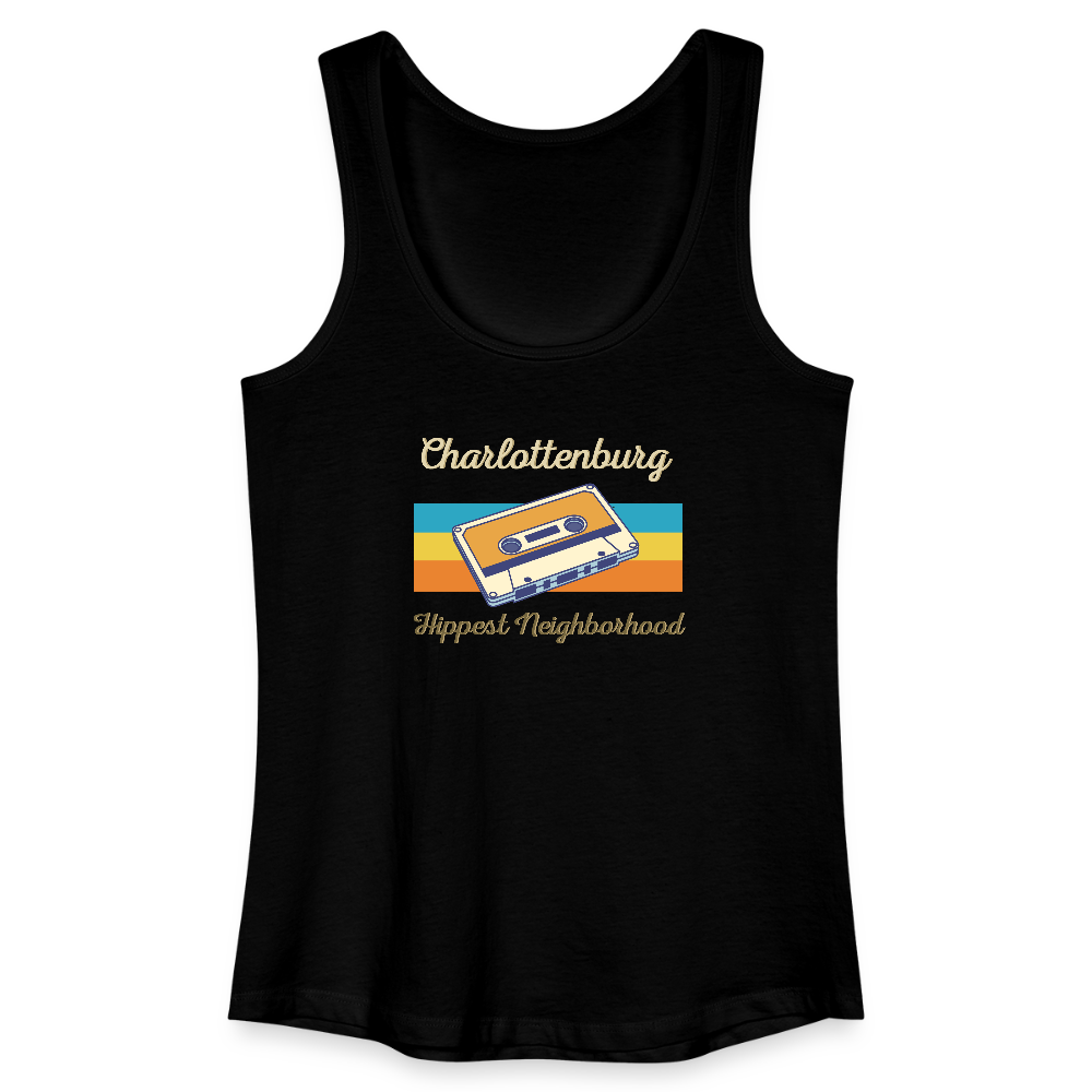 Charlottenburg Hippest Neighborhood - Frauen Bio Tank Top - Schwarz