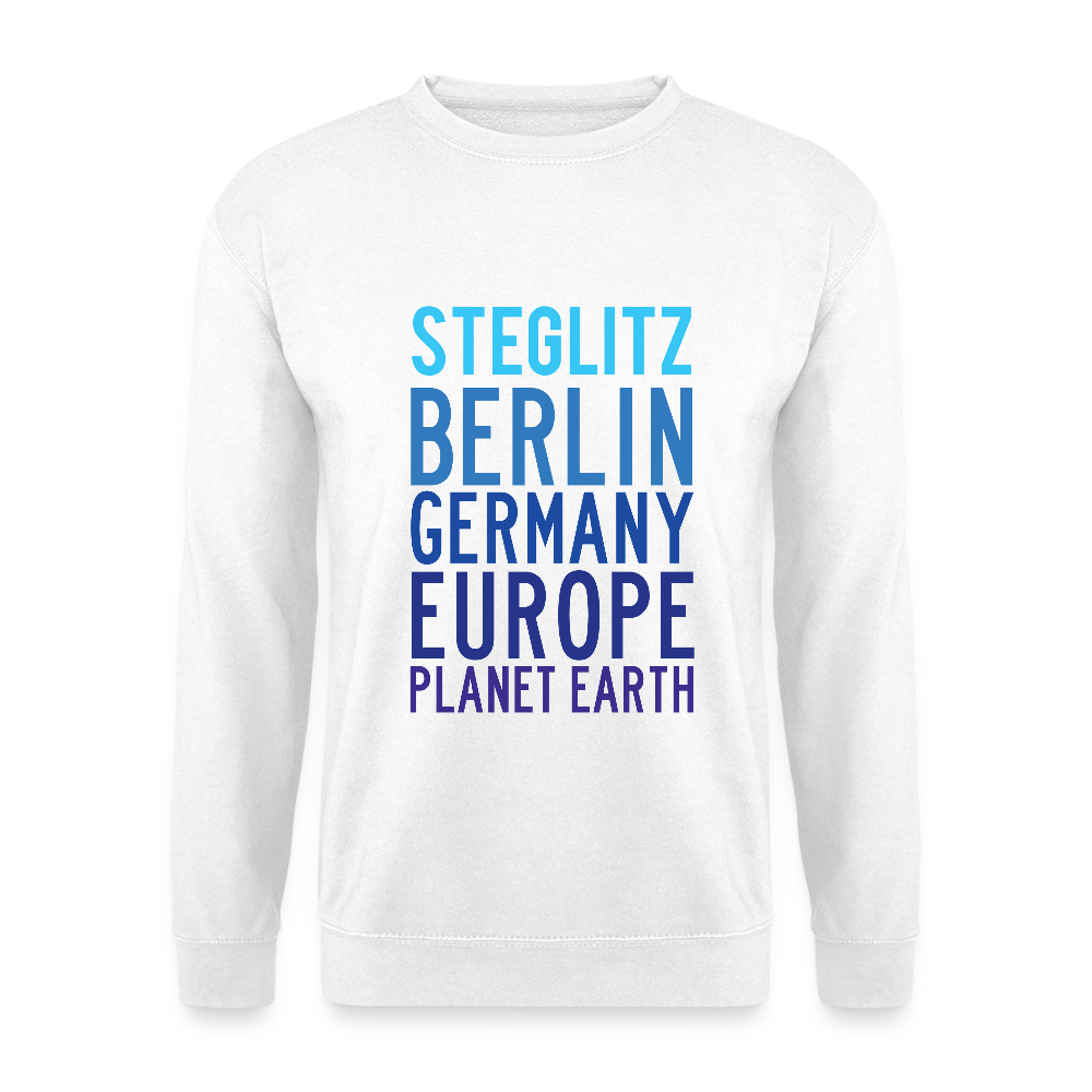 Steglitz Planet Earth - Unisex Pullover - Weiß