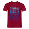 Spandau Planet Earth - Männer Premium T-Shirt - Ziegelrot