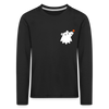 Schnauze Bär - Kinder Langarmshirt - Schwarz
