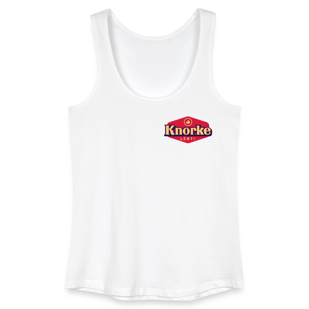 KNORKE lebt! - Frauen Bio Tank Top - Weiß