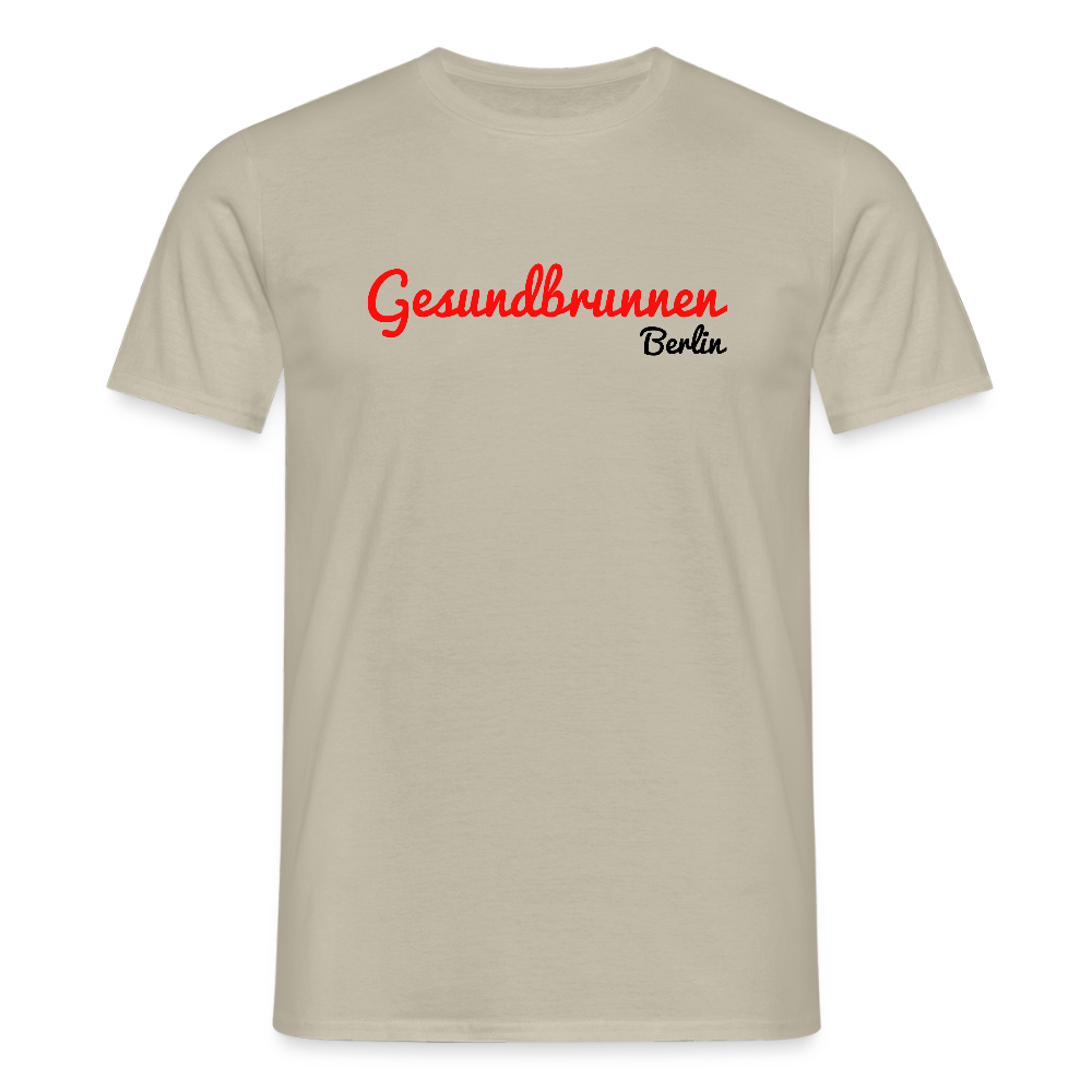Gesundbrunnen Berlin - Männer Premium T-Shirt - Sandbeige