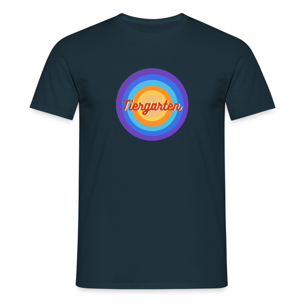 Tiergarten Retro - Männer Premium T-Shirt - Navy