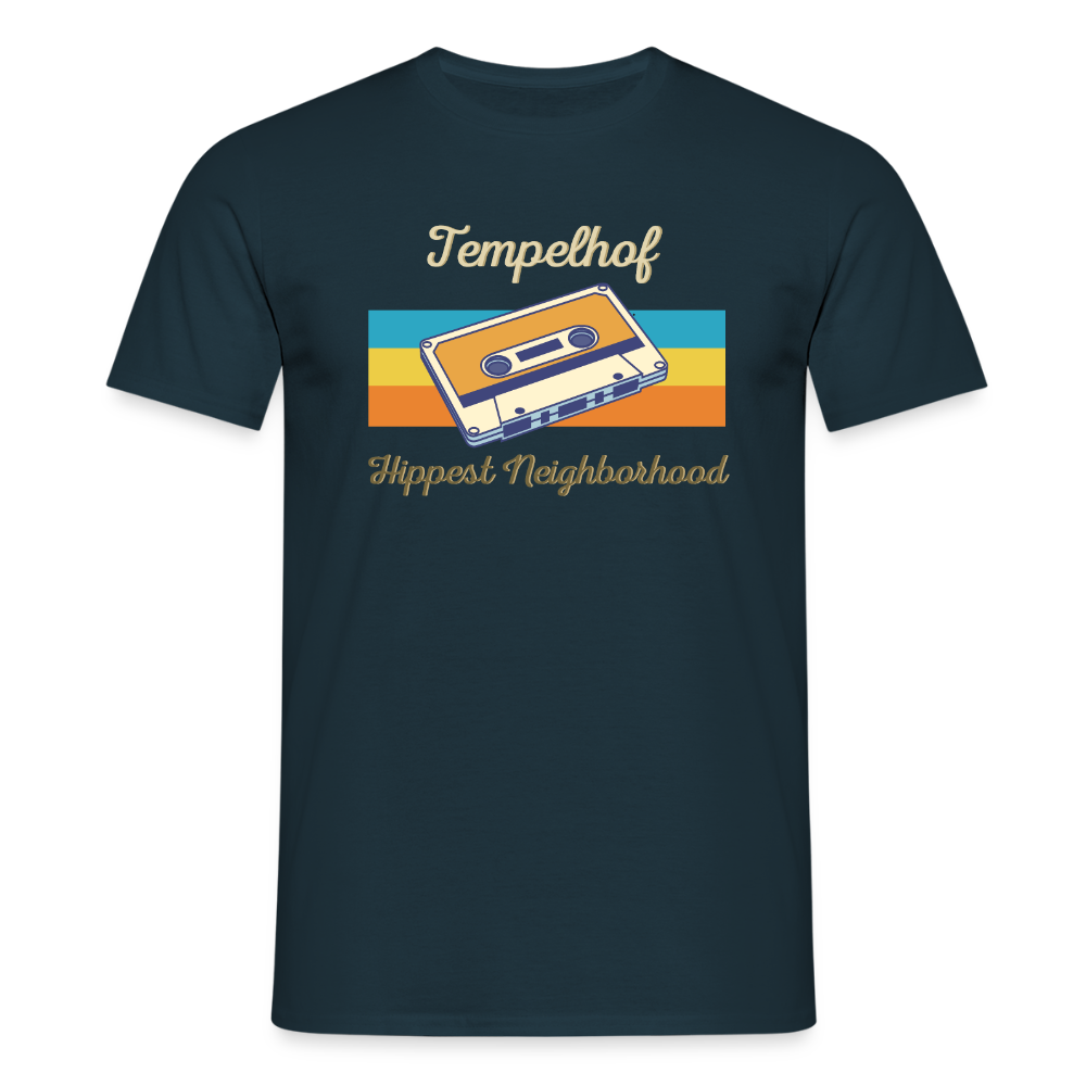 Tempelhof Hippest Neighborhood - Männer Premium T-Shirt - Navy