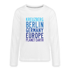 Kreuzberg - Planet Earth - Teenager Langarmshirt - Weiß