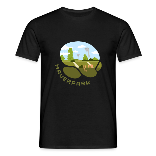 Mauerpark - Männer Premium T-Shirt - Schwarz