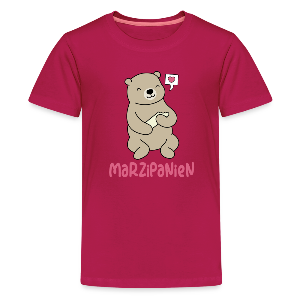 Marzipanien - Teenager Premium T-Shirt - dunkles Pink