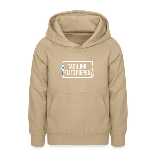 Tach ihr Flitzpiepen - Teenager Hoodie - Sand