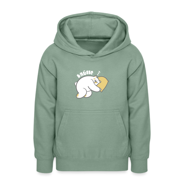 Knülle - Teenager Hoodie - Graugrün