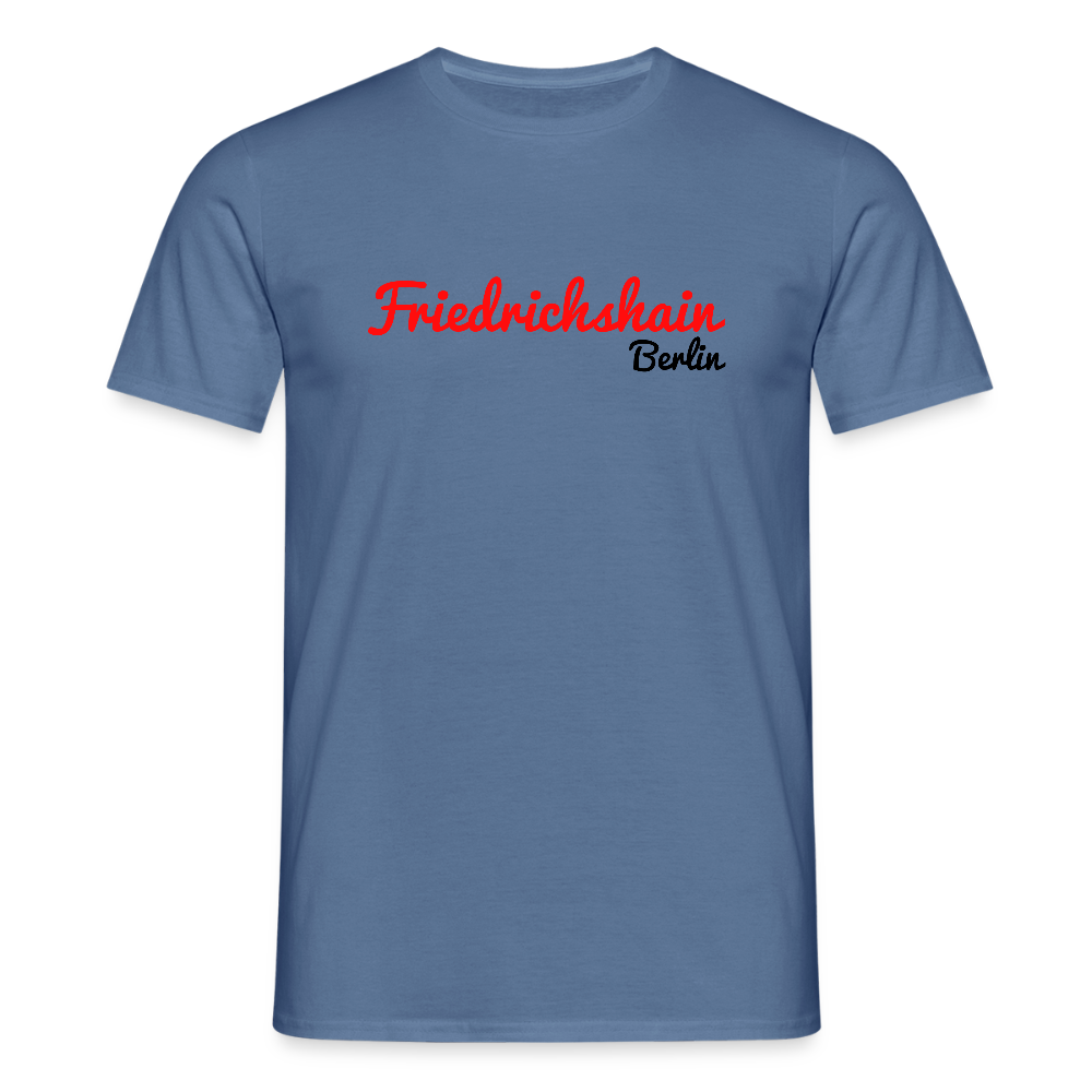 Friedrichshain Berlin - Männer Premium T-Shirt - Taubenblau