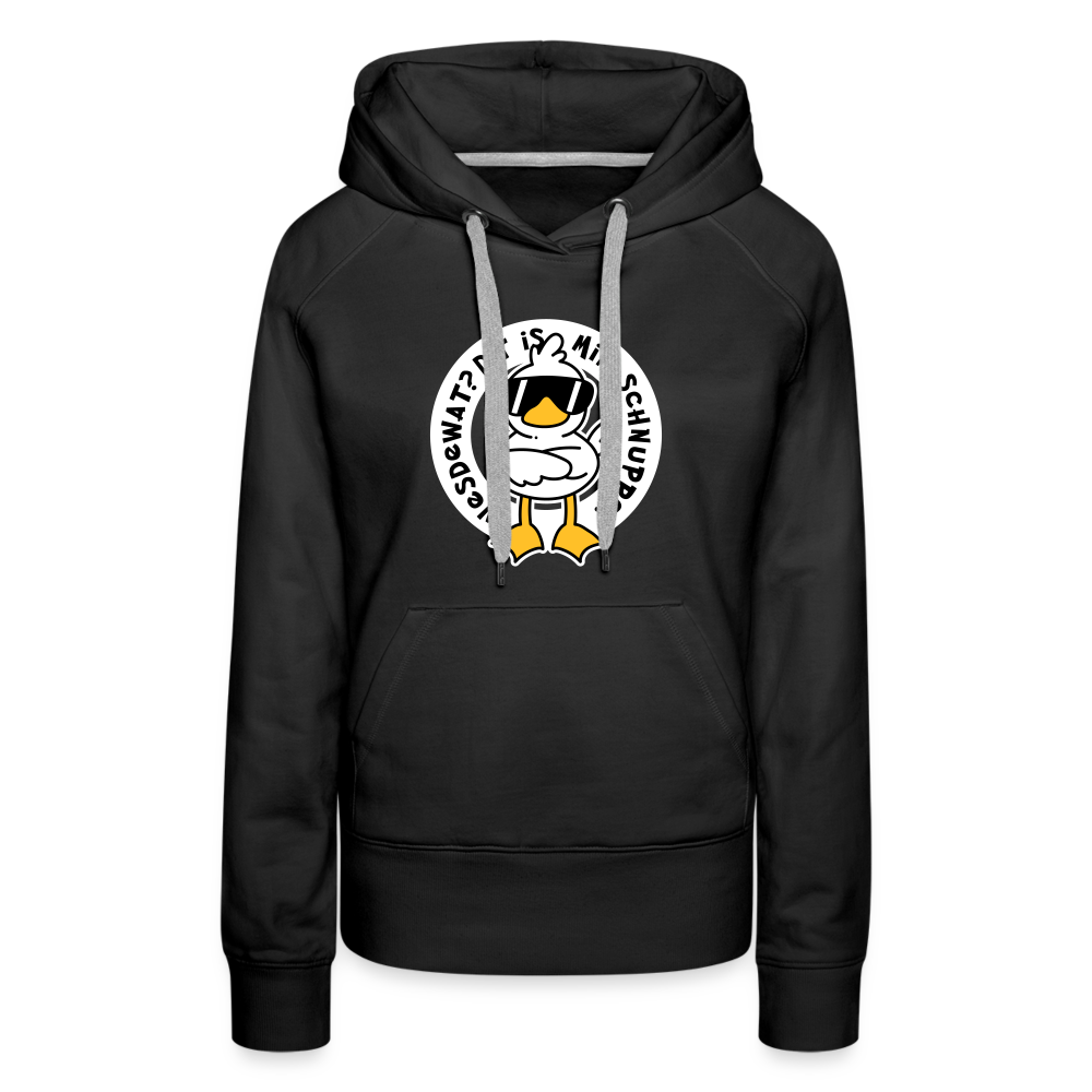 Wesdewat? - Frauen Premium Hoodie - Schwarz