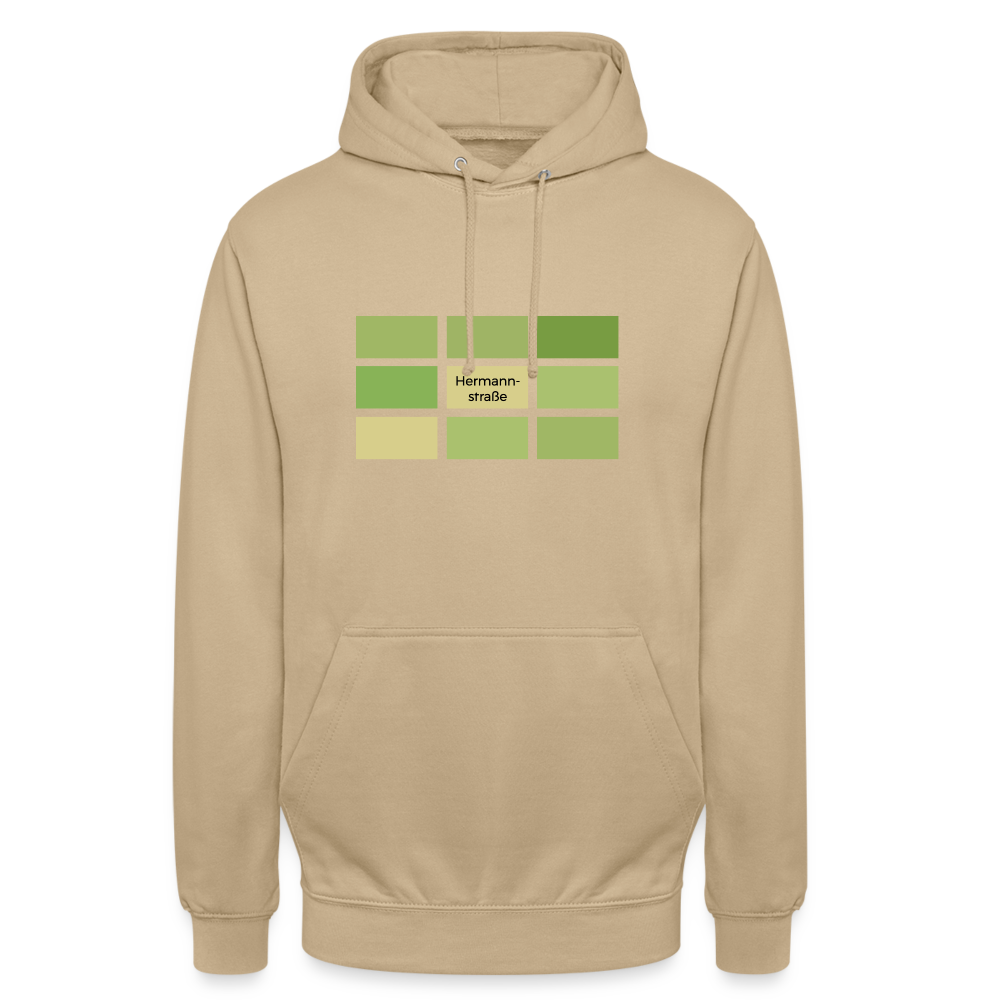 Hermanstrasse - Unisex Hoodie - Beige