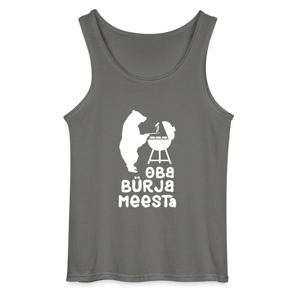 Bürjameesta - Männer Tank Top - Anthrazit