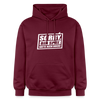 Sorry, ick bin spät. Hatte keen Bock. - Hoodie - Maroon