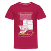 Liechtenstein oder Lichtenberg - Teenager Premium T-Shirt - dunkles Pink