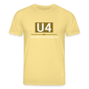 U4 - Unisex Bio T-Shirt - Gelb Viva