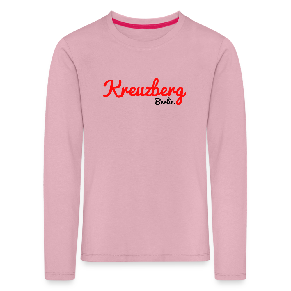 Kreuzberg Berlin - Kinder Langarmshirt - Hellrosa