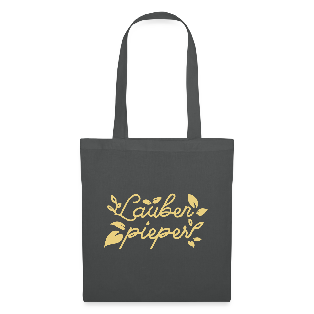 Lauben pieper - Stoffbeutel - Graphite