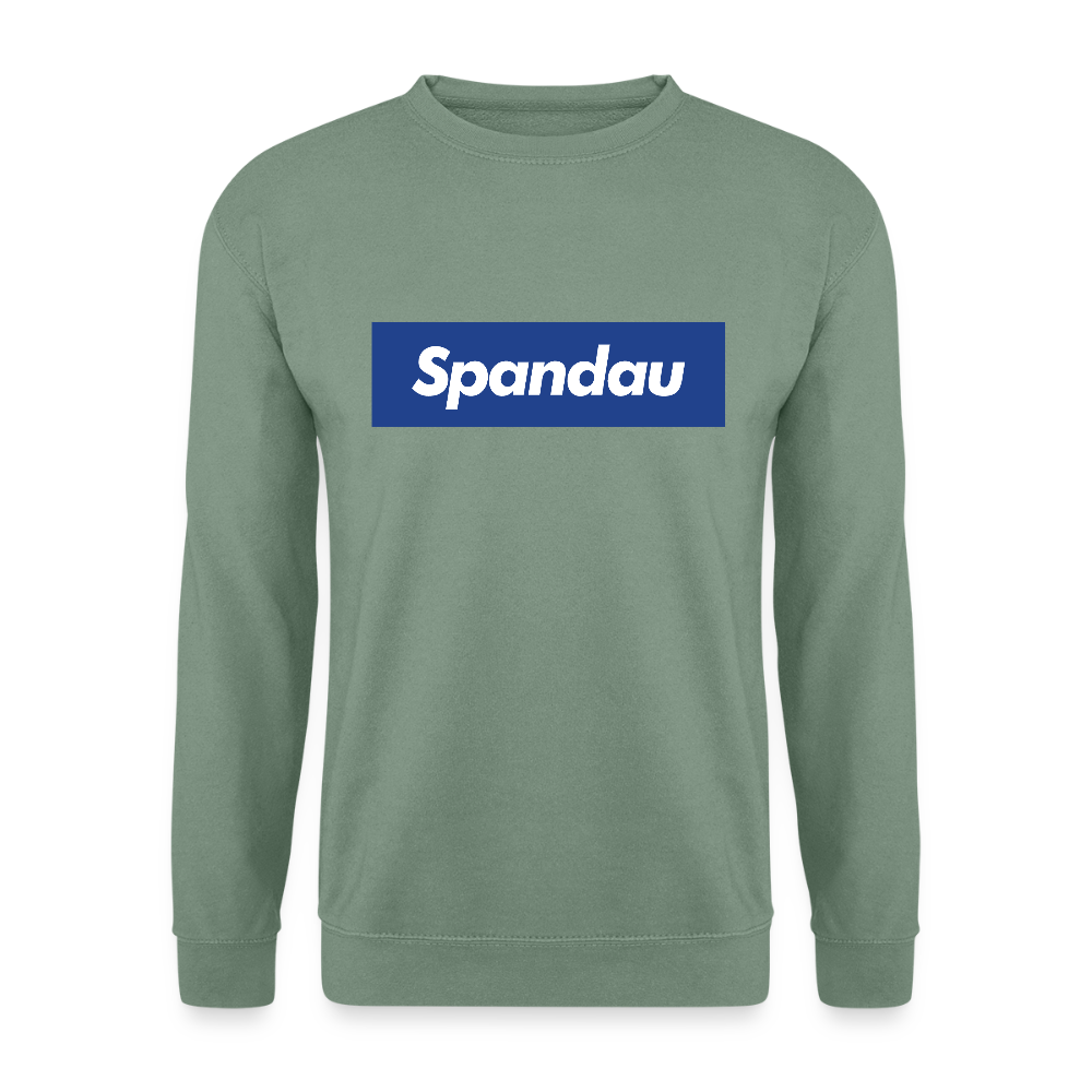 Spandau blau - Unisex Pullover - Graugrün