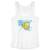 U-Bahn in Linien - Frauen Bio Tank Top - Weiß