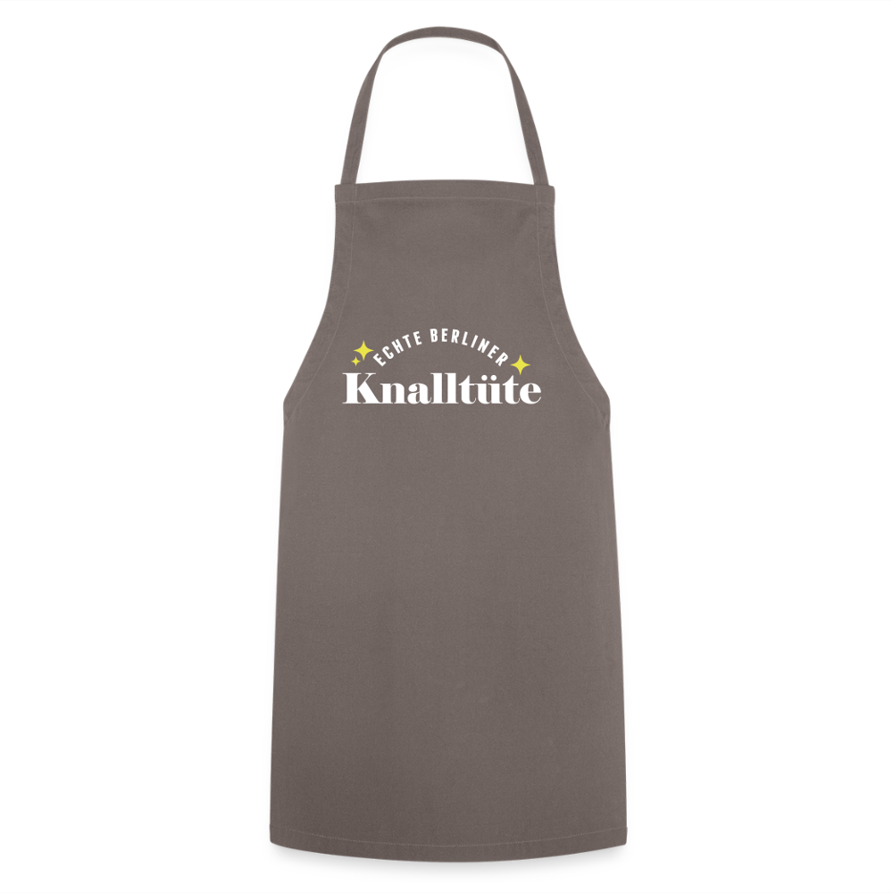 Echte Berliner Knalltüte - Kochschürze - Grau