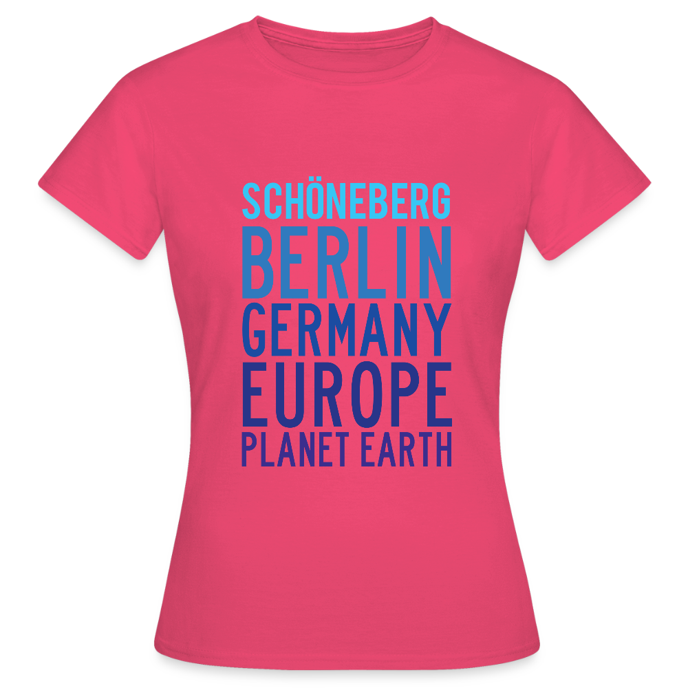 Schöneberg Planet Earth - Frauen Premium T-Shirt - Azalea